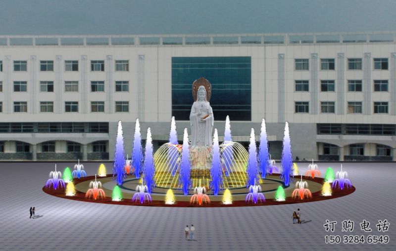 冷霧搖擺噴泉雕塑，循環(huán)噴水模式噴泉雕塑選定
