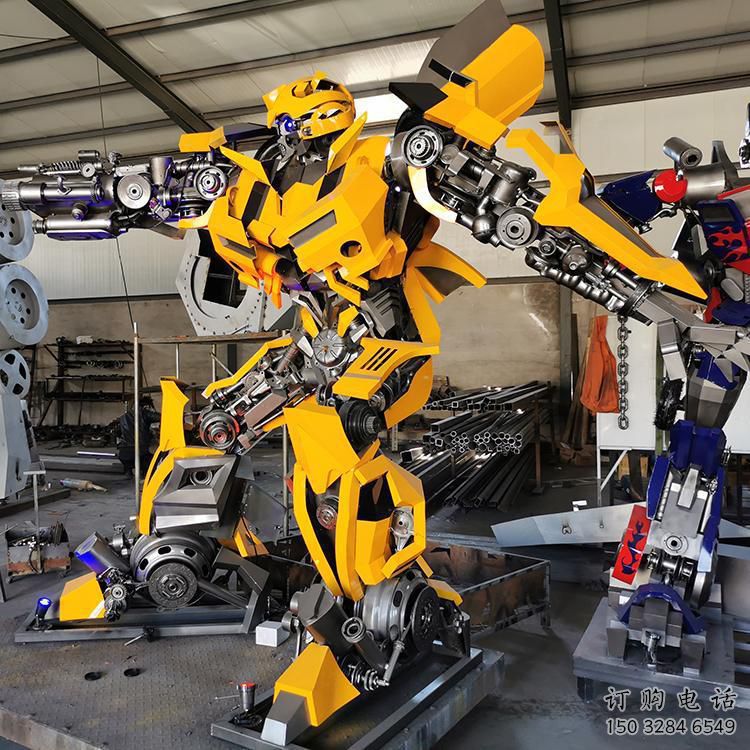 大黃蜂版機(jī)器人雕塑廠家