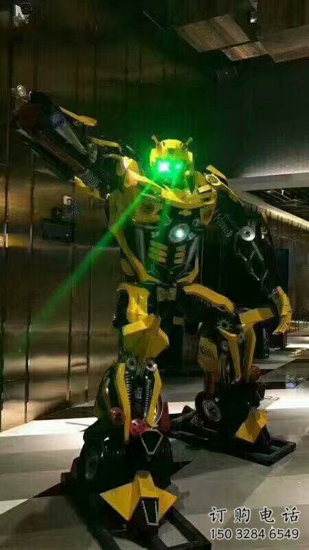 預定發光機器人雕塑