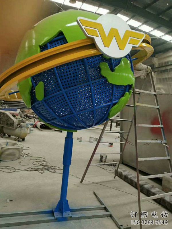 地球雕塑標準，陸地擺件，不銹鋼地球雕塑定制廠家