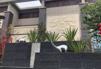 廣場恐龍雕塑供需，廣場雕塑，景觀鏡面恐龍雕塑定制