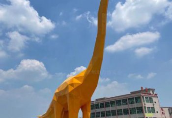 鍛鋼恐龍雕塑選用，小區擺件，大型烤漆恐龍雕塑公司