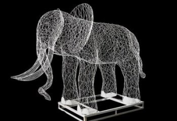 園林大象雕塑服務(wù)商，美陳雕塑，鏤空大象雕塑精選