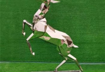 小鹿雕塑優(yōu)價(jià)，村標(biāo)概念，切面小鹿雕塑精品