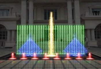 波光變頻噴泉雕塑，水景噴泉雕塑生產商