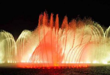 高噴波光噴泉雕塑，噴泉雕塑生產