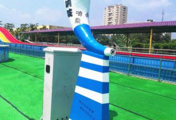 聲控喇叭雕塑，吶喊噴泉喇叭雕塑，變頻模式概念