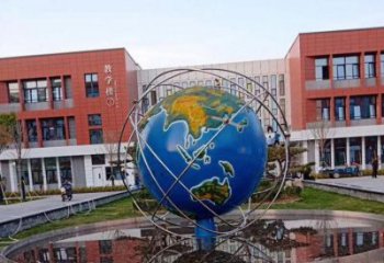 地球雕塑精選，公園小品，不銹鋼地球雕塑精品