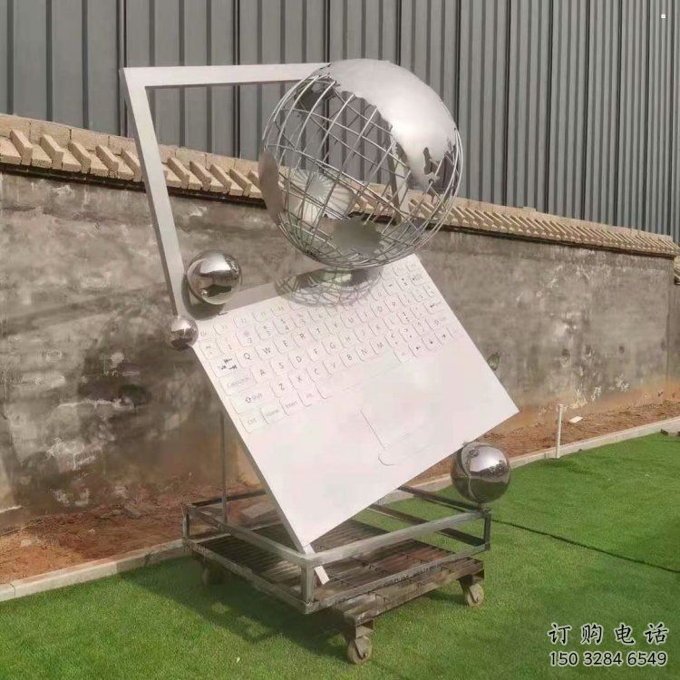 地球儀雕塑工廠，多彩藝術(shù)，景觀筆記本地球儀雕塑制作