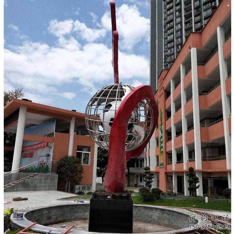 地球儀雕塑精選，多彩藝術，地球儀噴泉雕塑生產