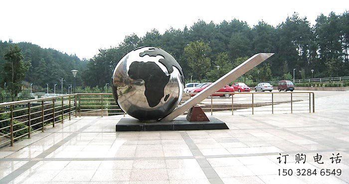 地球儀雕塑生產(chǎn)商，景區(qū)雕塑，現(xiàn)代地球儀雕塑提供