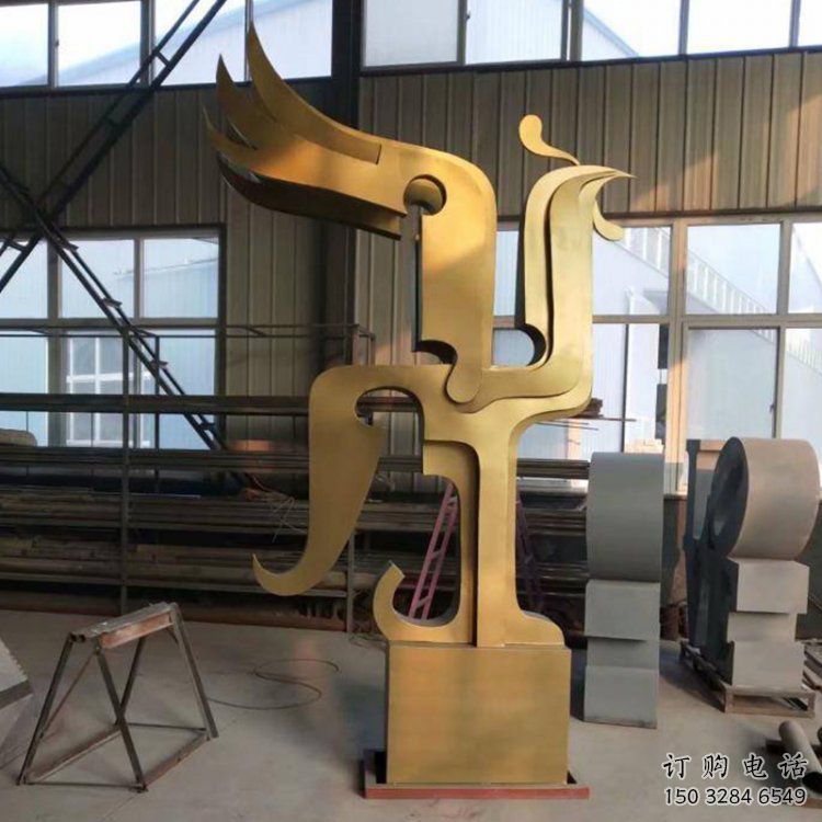 鳳凰雕塑選定，景觀雕塑，抽象鳳凰雕塑生產商