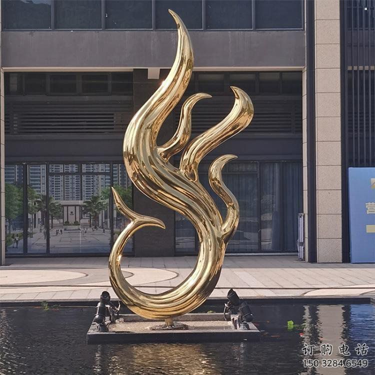 戶外鳳凰通用，陸地擺件，電鍍鳳凰雕塑制作廠家