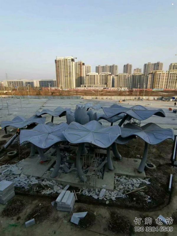 房地產荷葉雕塑