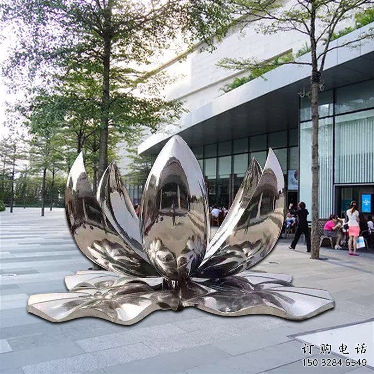 蓮花雕塑供需，拋光藝術，鏡面蓮花雕塑制造商