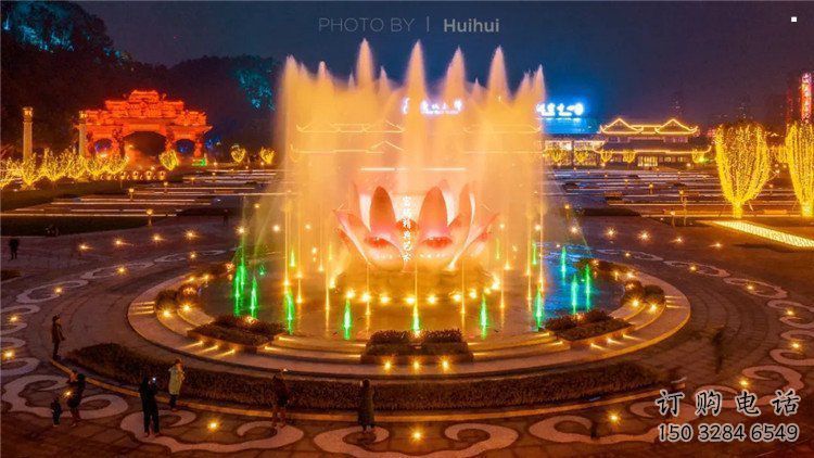 蓮花雕塑精選，市標(biāo)雕塑，金屬蓮花噴泉雕塑廠家