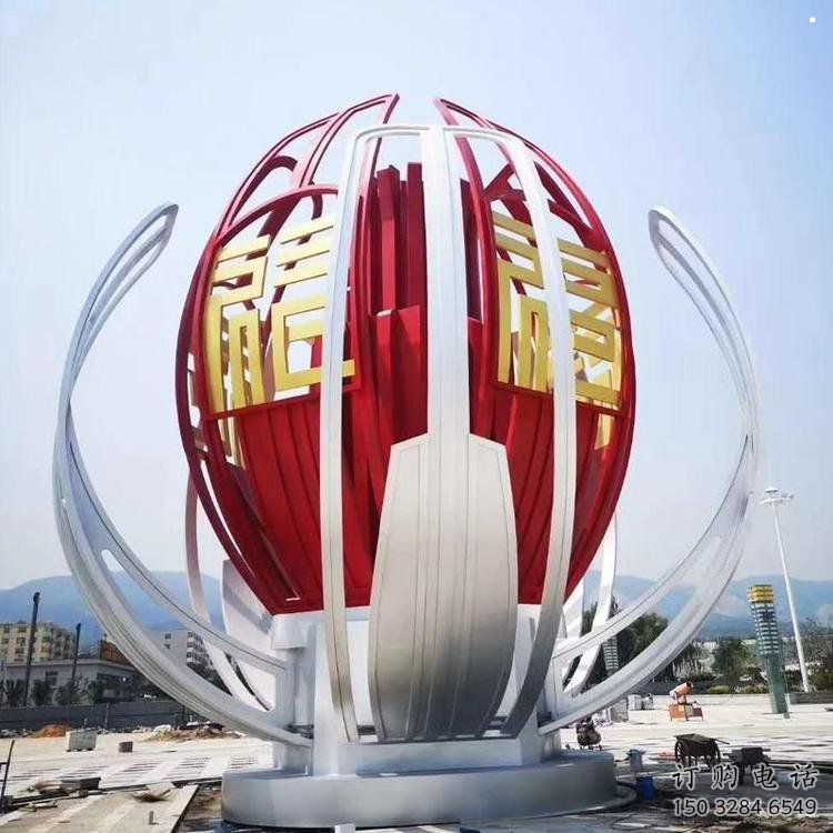 鏤空蓮花雕塑生產商，城市雕塑，燈光蓮花雕塑制造商