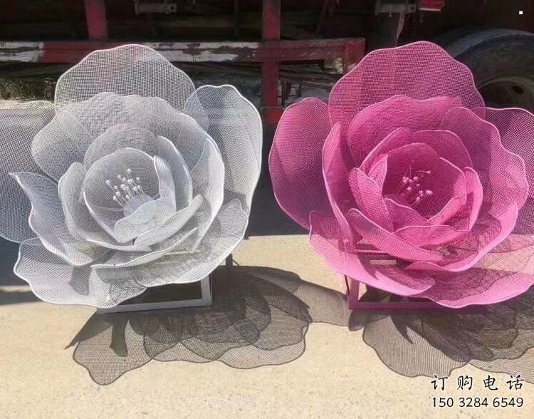 玫瑰花雕塑提供，街頭雕塑，庭院鏤空玫瑰花雕塑優價