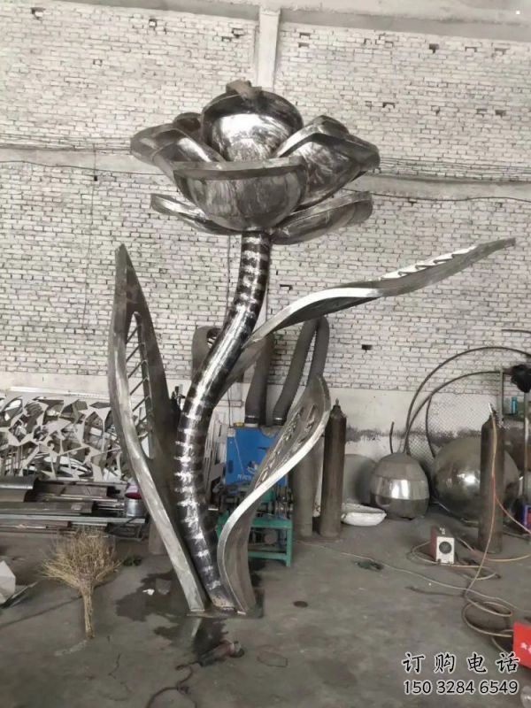 住宅小區(qū)玫瑰雕塑