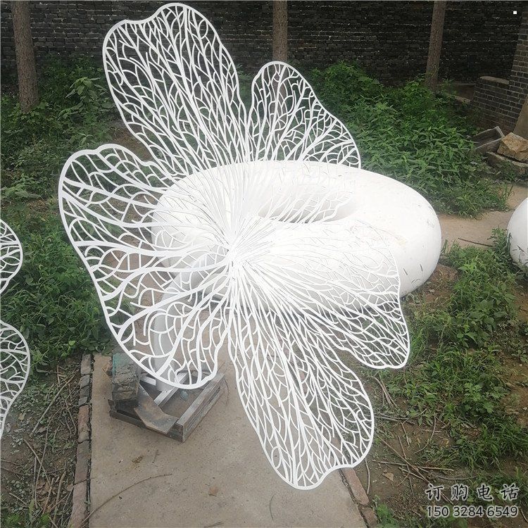 鏤空花朵雕塑預定，編織制作，鏤空花朵雕塑制作廠家