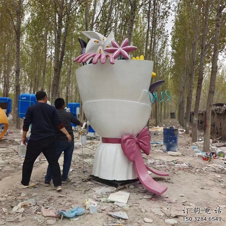 花朵雕塑標準，透雕系列，景觀郁金香花朵雕塑精選