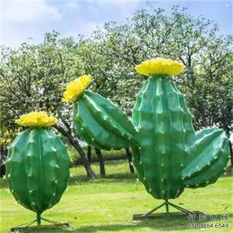 商業(yè)街仙人球雕塑