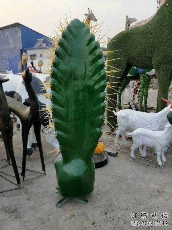 園林仙人球雕塑