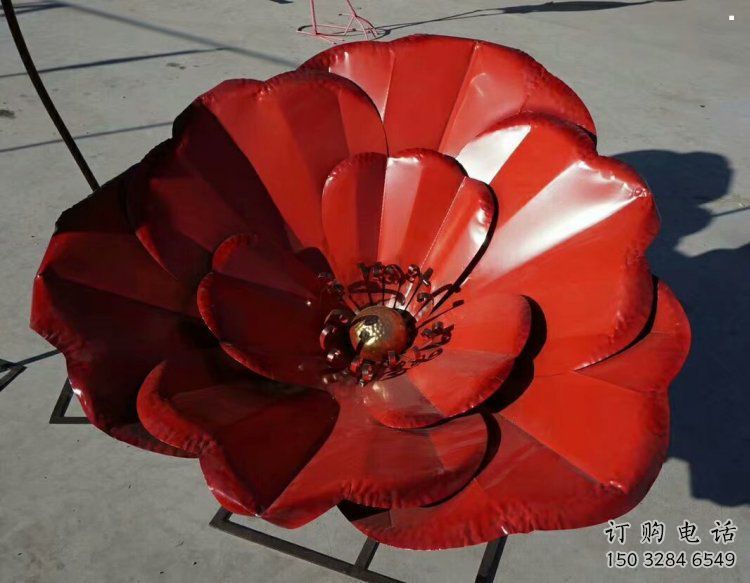 風車花雕塑供需，廣場雕塑，不銹鋼風車花雕塑定制廠家