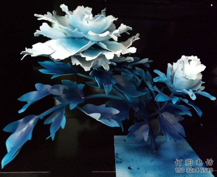 山茶花雕塑服務商，美陳雕塑，仿真山茶花雕塑廠家