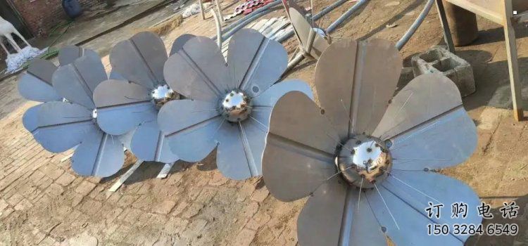 杏花雕塑供應，鏡面雕塑，不銹鋼杏花雕塑制造廠家