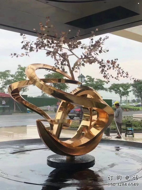 櫻花雕塑生產，街頭藝術，不銹鋼櫻花雕塑廠