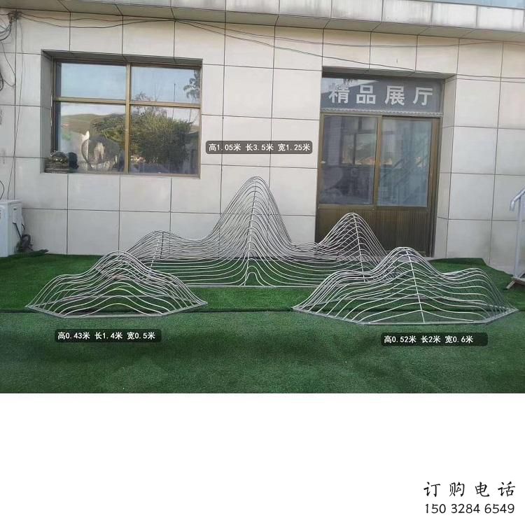 不銹鋼假山雕塑，廣場雕塑，鏤空假山雕塑廠家