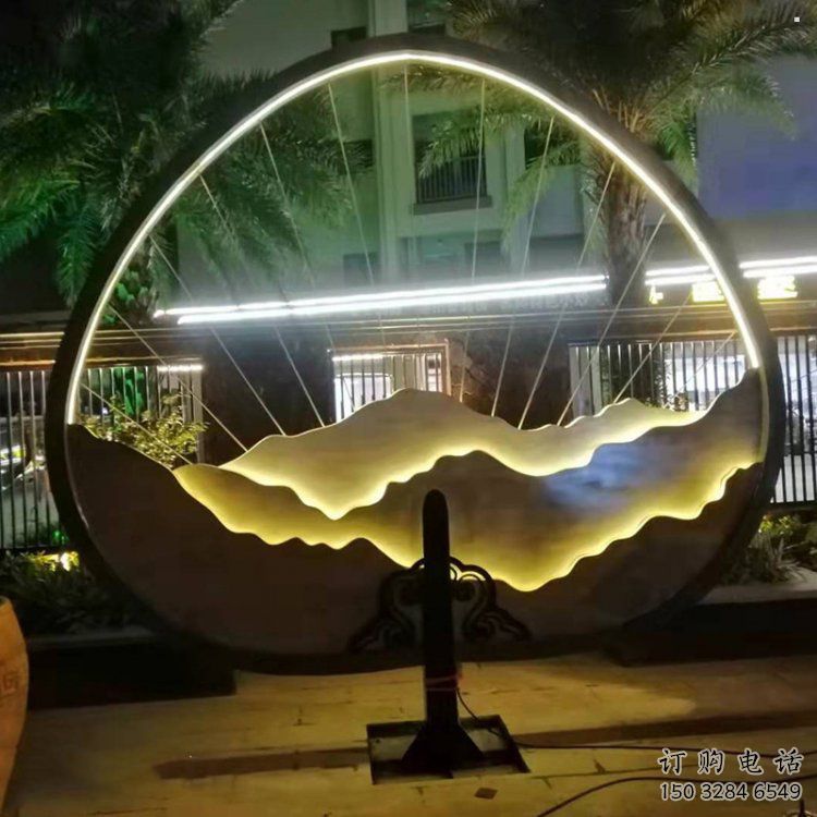 景觀假山雕塑，景觀概念，標示假山雕塑工廠