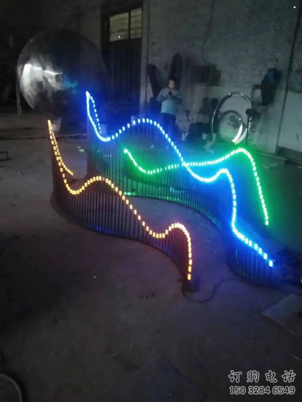 農(nóng)村假山雕塑，鏤空景觀雕塑，抽象效果