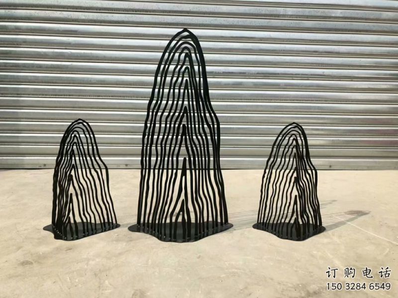 操場假山雕塑，鏤空景觀雕塑，噴砂制造