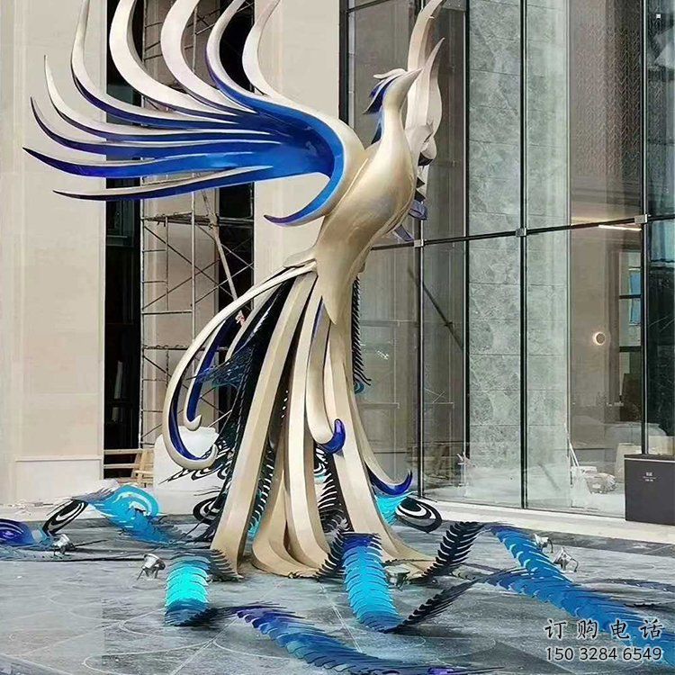 孔雀雕塑選用，鍛造工藝，藝術不銹鋼孔雀雕塑標準
