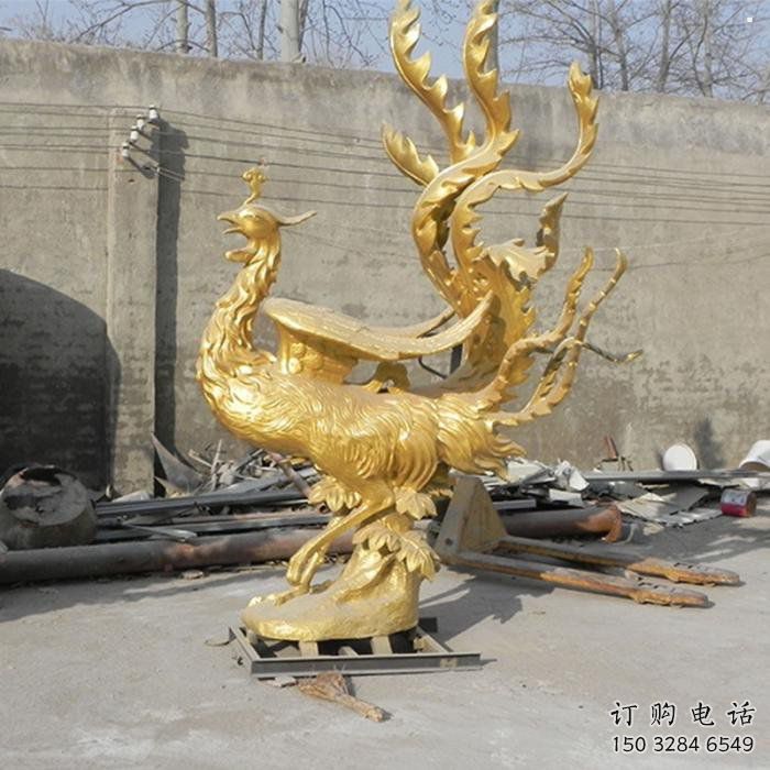 孔雀雕塑訂做，景區案例，藝術銅孔雀雕塑定制廠家