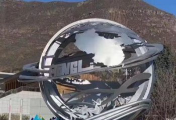 地球儀雕塑提供，多彩藝術，鏡面地球儀雕塑通用