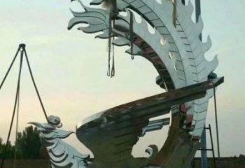 景觀鳳凰雕塑供求，美陳雕塑，藝術不銹鋼鳳凰雕塑優選