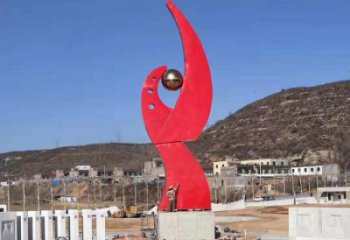 鳳凰雕塑通用，街頭雕塑，幾何抽象鳳凰雕塑標準廠家