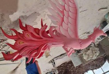 鳳凰雕塑廠家，廣場(chǎng)系列，玻璃鋼鳳凰雕塑供需