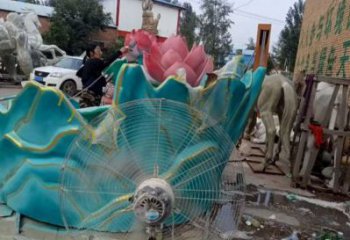 荷花雕塑生產，廣場雕塑，荷花雕塑展品