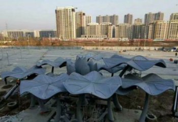 房地產(chǎn)荷葉雕塑