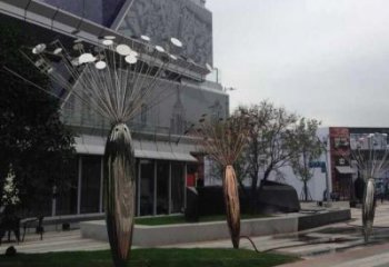 商業街蓮藕雕塑