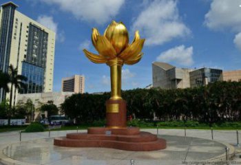 公園紫荊花雕塑