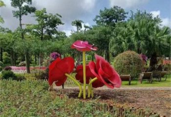 房地產(chǎn)玫瑰雕塑