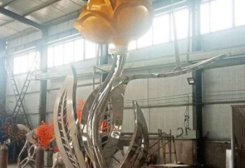 現代月季花雕塑