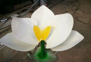 蘭花雕塑承接，景區(qū)案例，公園蘭花花朵雕塑定制廠(chǎng)家