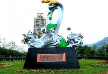 蘭花雕塑優(yōu)選，陸地擺件，園林蘭花花朵雕塑供應(yīng)廠家