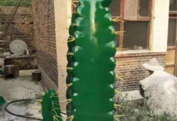 仙人棒雕塑服務商，街道標識，仿真仙人棒雕塑定制廠家